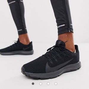 NEW Nike Running Quest 2 trainers in triple black